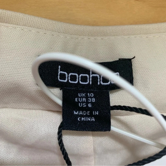 Boohoo Petite Ombre Sequin Flare Pants Trousers Size 6 New With Tag Brown - Picture 6 of 6